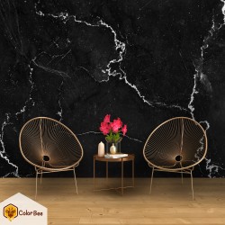 Fototapetai "Black marble texture"